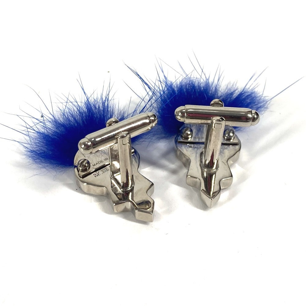 FENDI cuffs metal blue Karl Lagerfeld