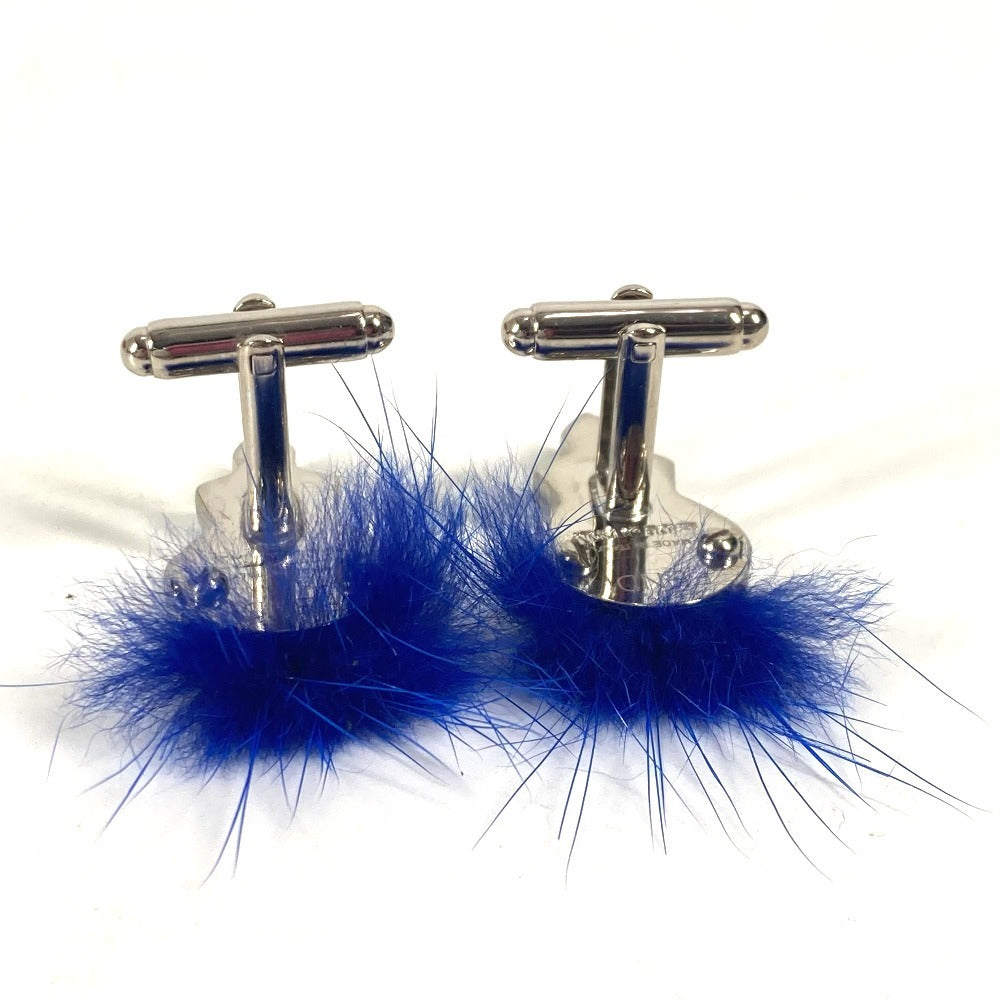 FENDI cuffs metal blue Karl Lagerfeld