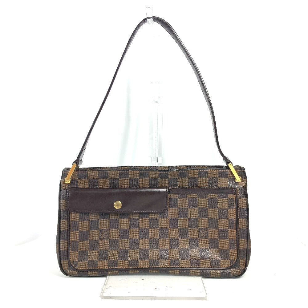 LOUIS VUITTON Shoulder Bag N51129 Damier canvas Brown Damier Aubagne Women