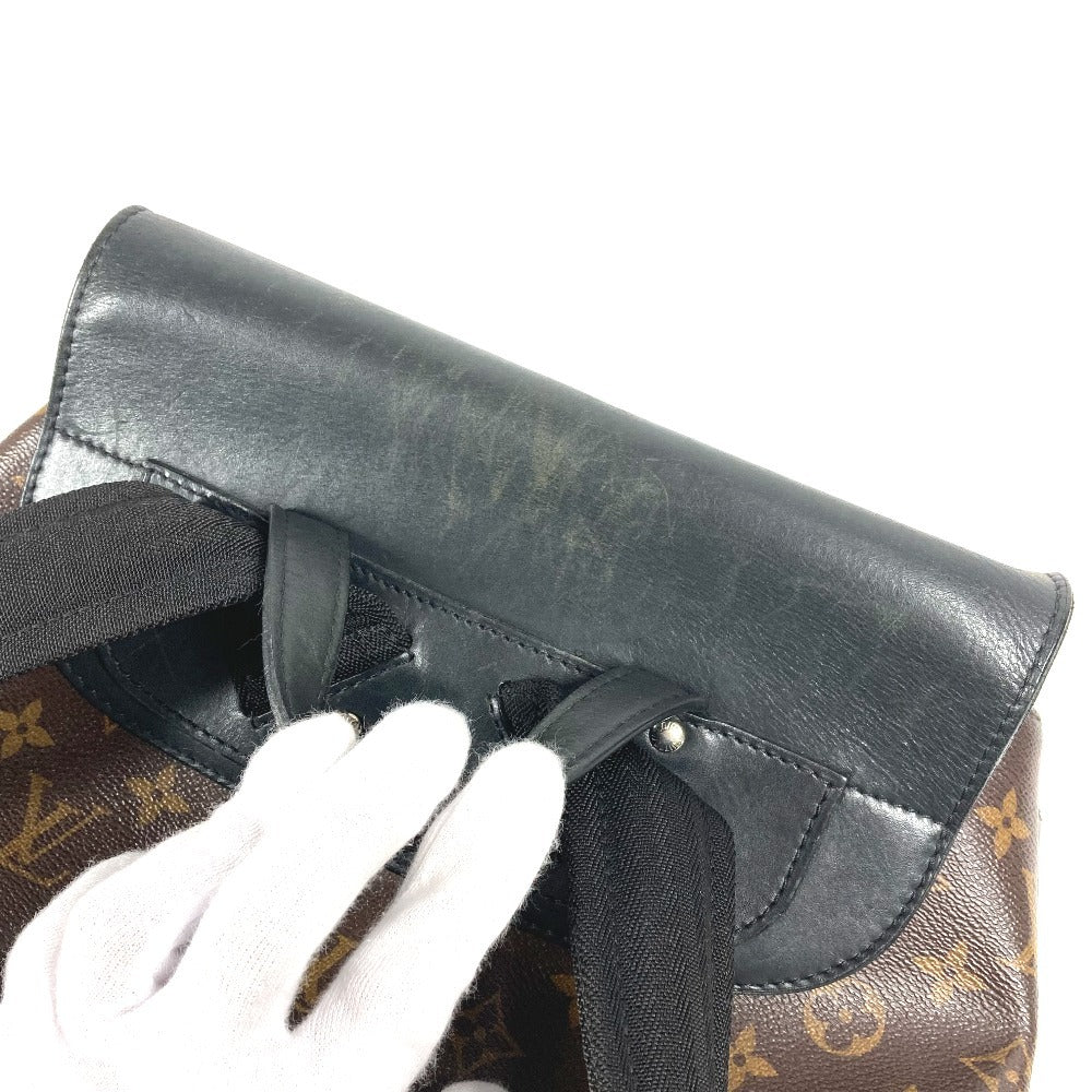 LOUIS VUITTON Backpack M40637 Monogram Macassar canvas, leather Brown Monogram macacer Parc