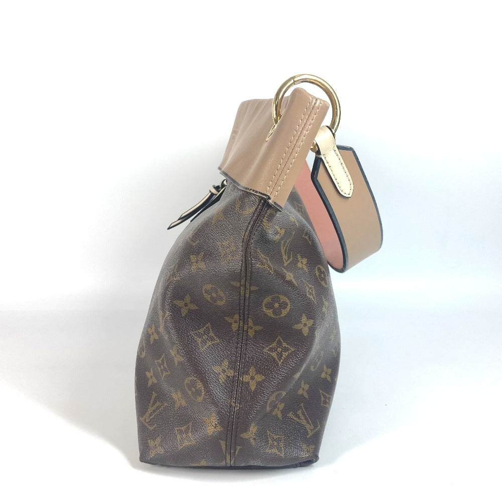 LOUIS VUITTON Shoulder Bag M43536 Monogram canvas, leather beige Monogram Tuyle Lee Hobo