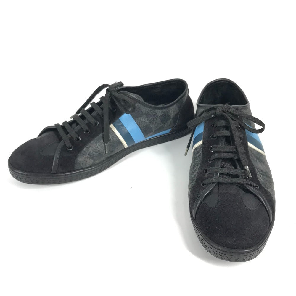LOUIS VUITTON sneakers Damier Grafitto Canvas black Damier Grafitte String Line 7.5