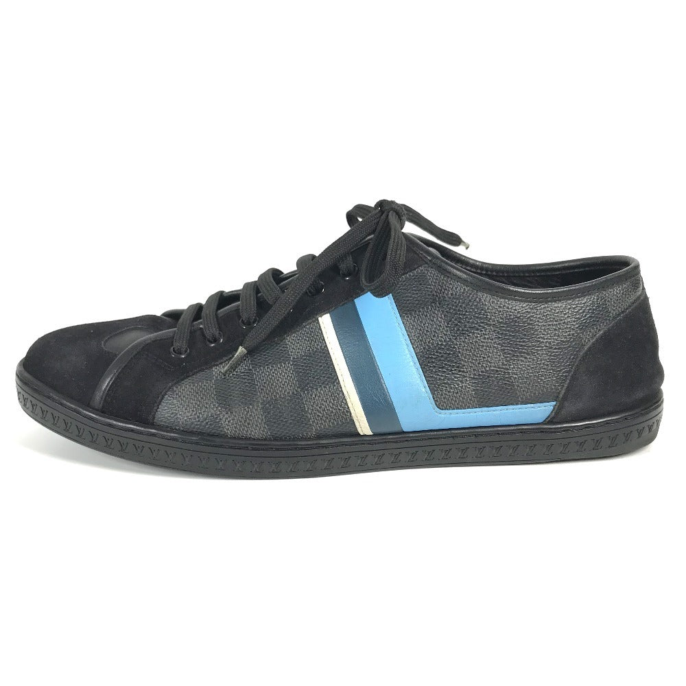 LOUIS VUITTON sneakers Damier Grafitto Canvas black Damier Grafitte String Line 7.5