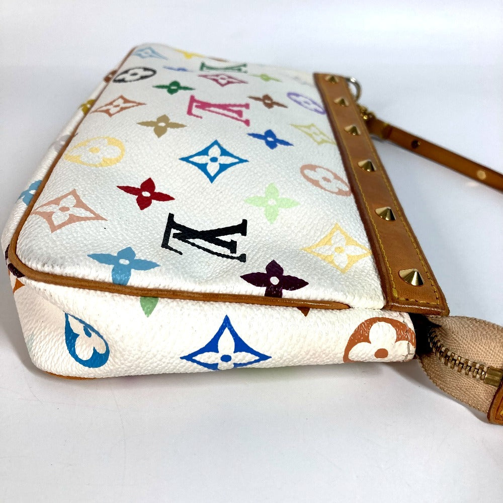 LOUIS VUITTON Shoulder Bag M92649 Monogram multicolor canvas white Monogram multicolor Pochette Accessoar