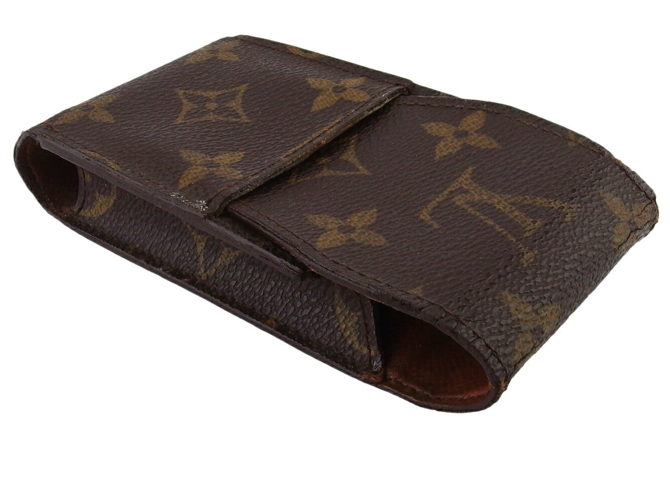 LOUIS VUITTON Cigarette case M63024 Brown beige Etui cigarette