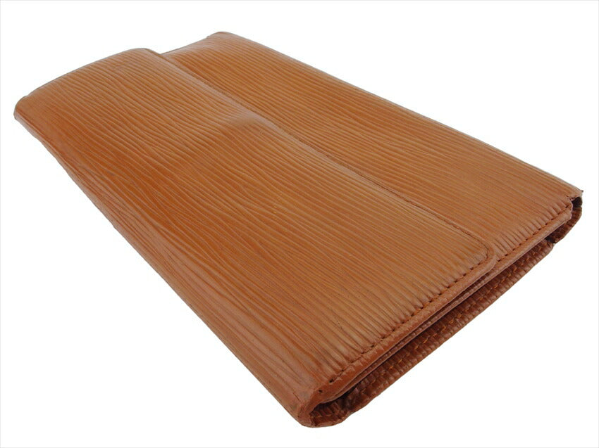 LOUIS VUITTON Long Wallet Purse M63383 Kenya Brown Porte Tresor International