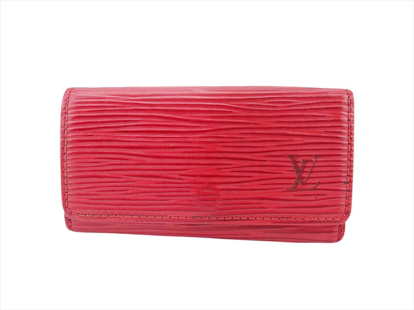 LOUIS VUITTON Key case Key holder  M63827 Castilian red Multicles4