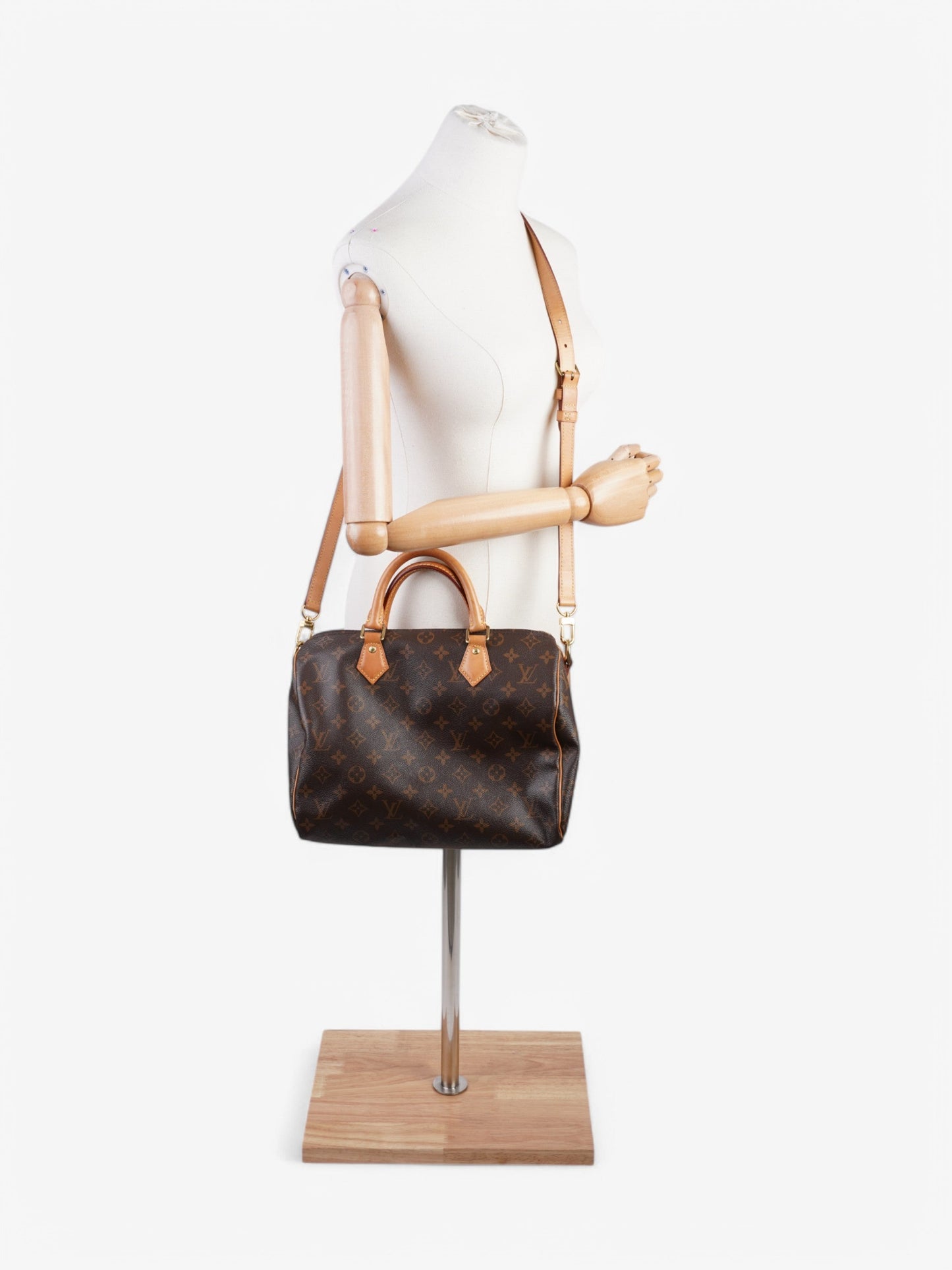 Louis Vuitton Speedy BandouliÃ¨re Monogram Coated Canvas 30