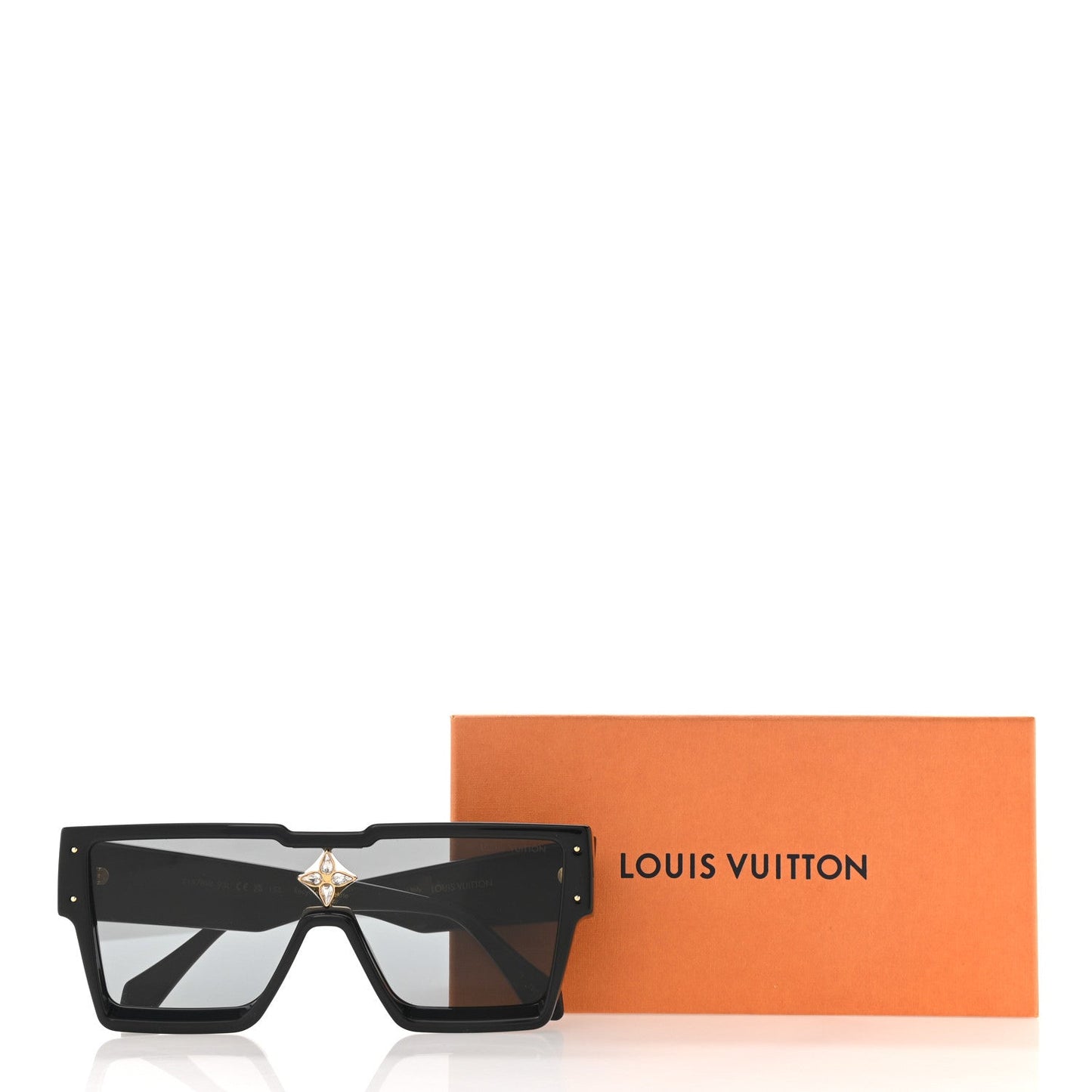 LOUIS VUITTON ACETATE SWAROVSKI CRYSTAL CYCLONE SUNGLASSES