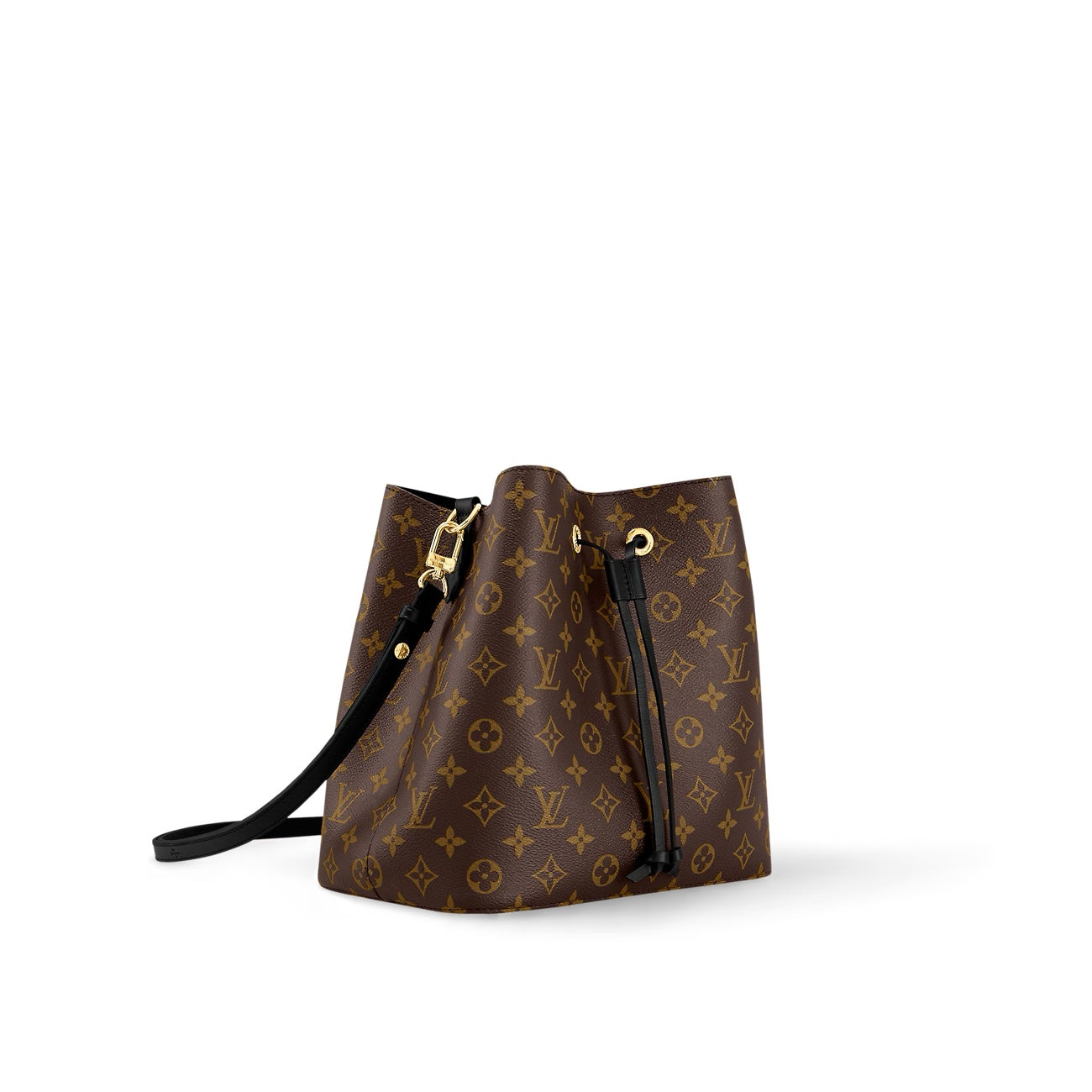 LOUIS VUITTON MONOGRAM NOÃNOE MM SHOULDER BAG BLACK