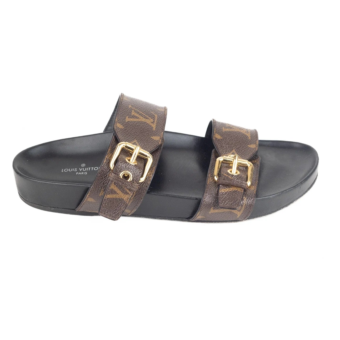 LOUIS VUITTON BOM DIA MONOGRAM COMFORT MULES