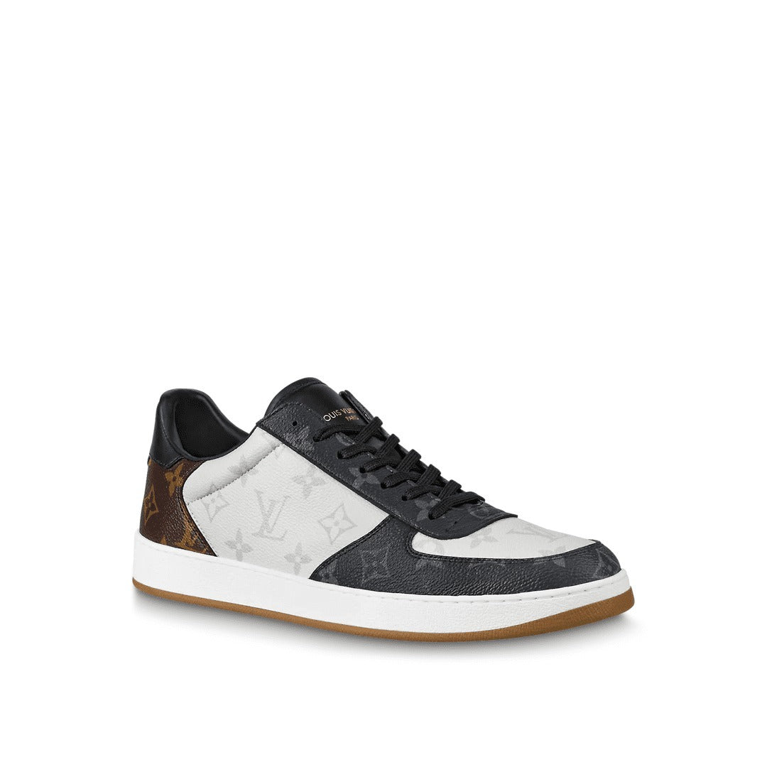 LOUIS VUITTON MONOGRAM CALFSKIN LEATHER RIVOLI SNEAKERS