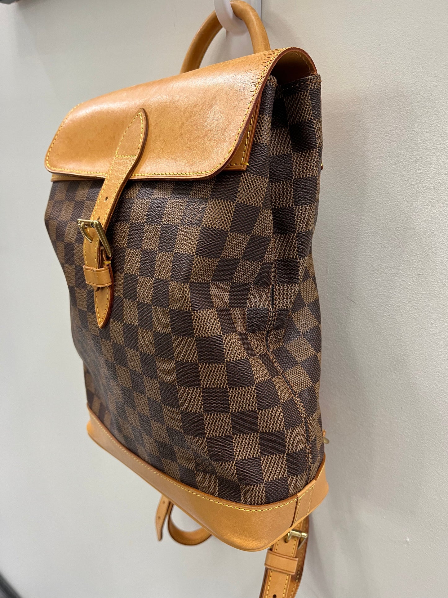 LOUIS VUITTON DAMIER EBENE SOHO CENTENAIRE BACKPACK