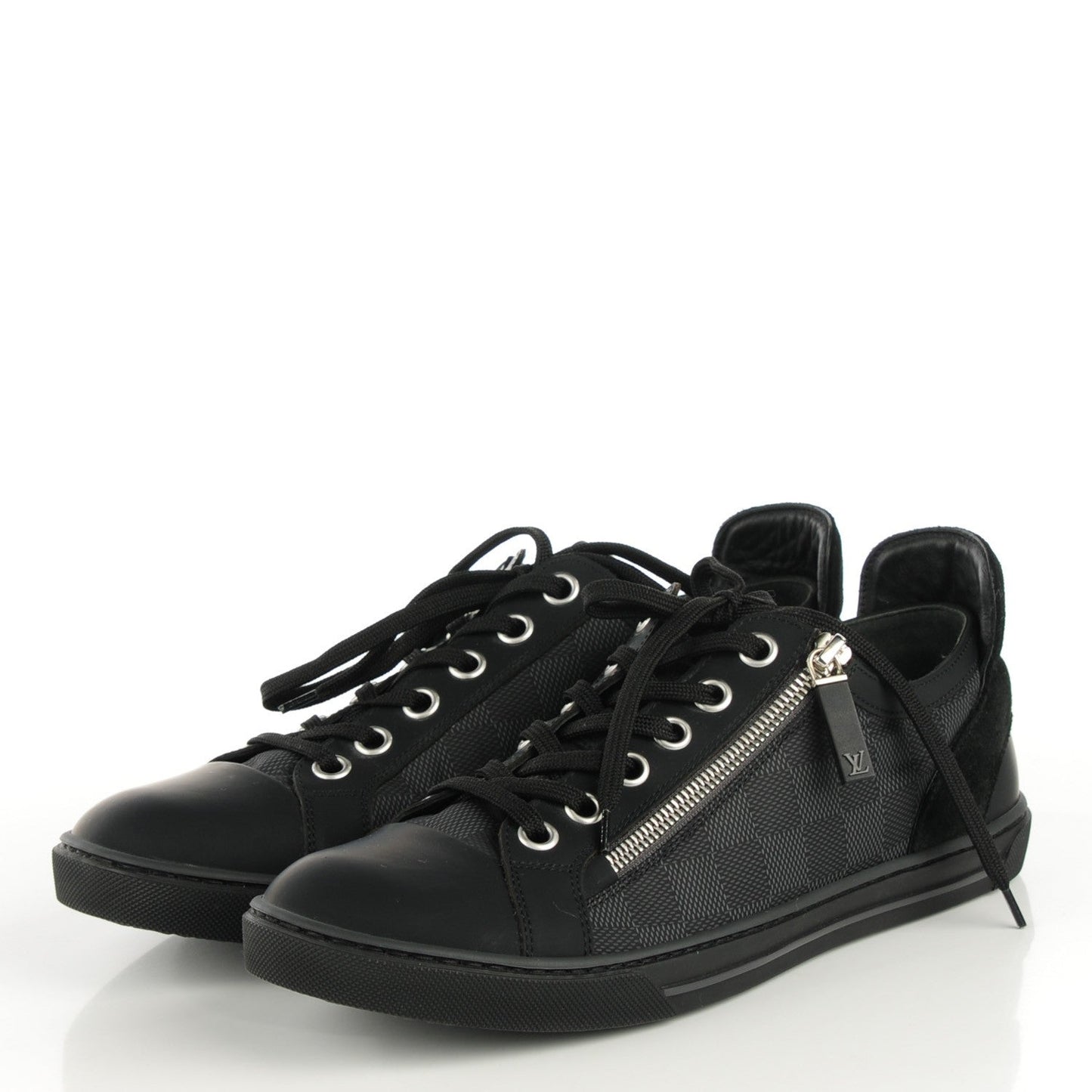 LOUIS VUITTON DAMIER GRAPHITE AVENTURE ZIP UP SNEAKERS