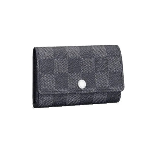 LOUIS VUITTON DAMIER GRAPHITE MULTICLES 6 KEY HOLDER