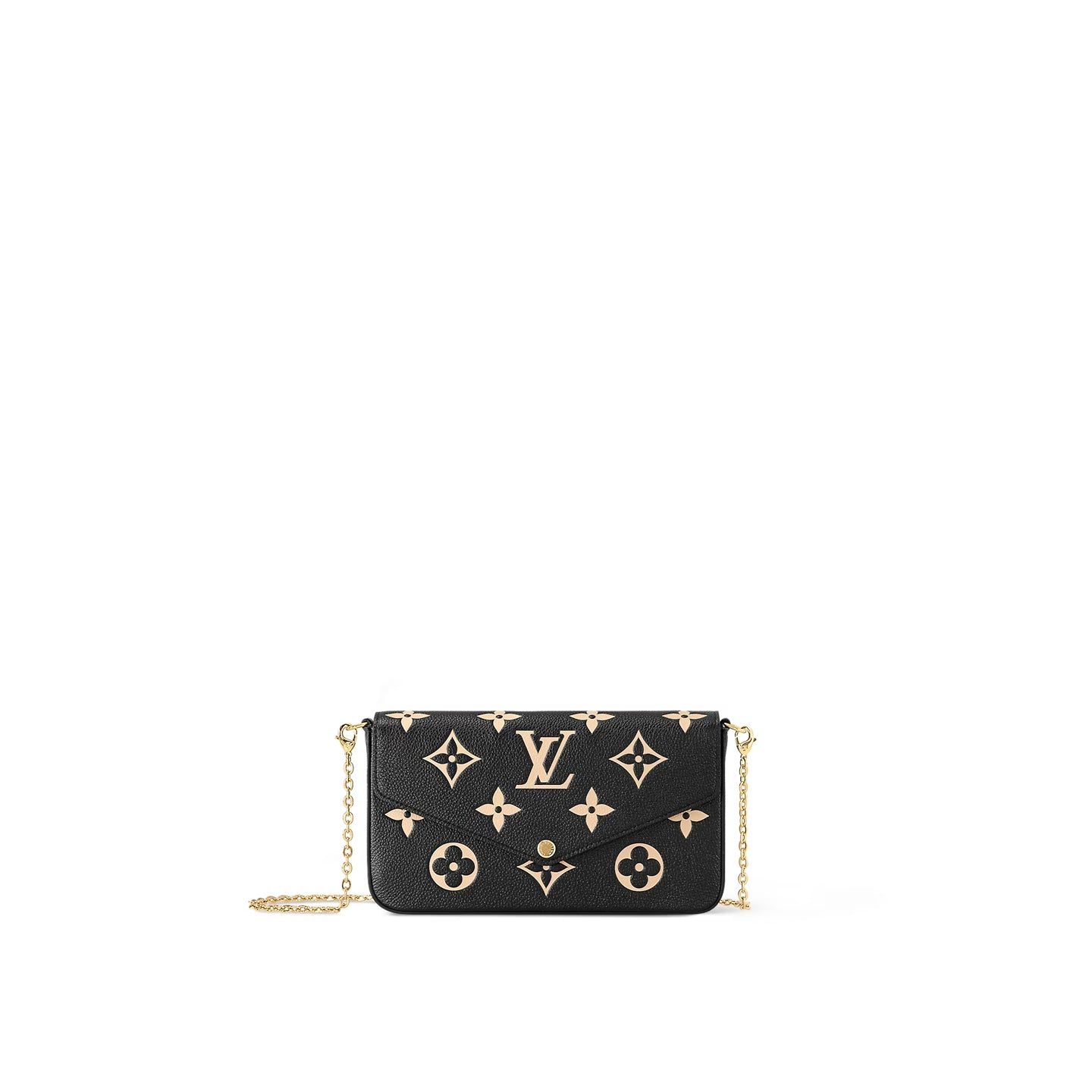 LOUIS VUITTON MONOGRAM EMPREINTE FÃLICIE LEATHER POCHETTE