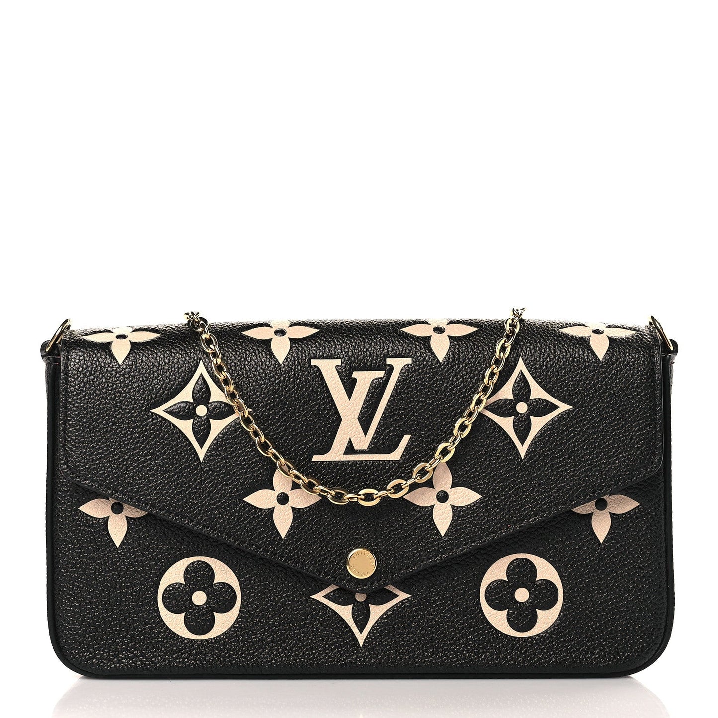 LOUIS VUITTON MONOGRAM EMPREINTE FÃLICIE LEATHER POCHETTE