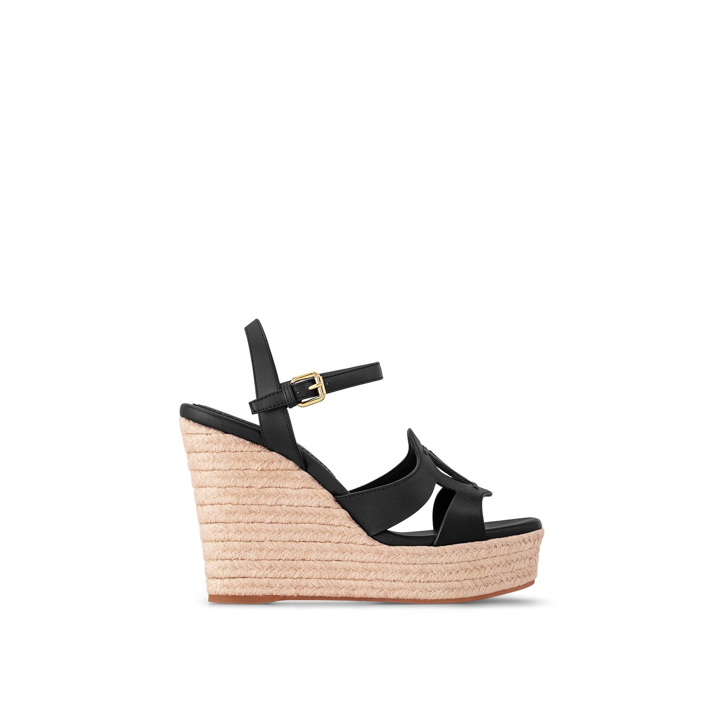 LOUIS VUITTON ISOLA WEDGE HEEL SANDALS
