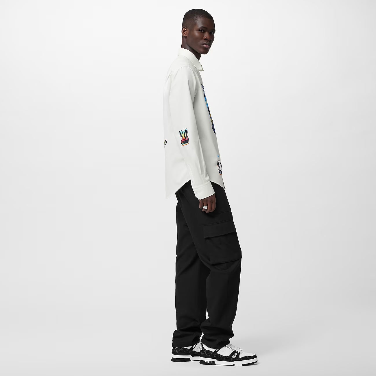 LOUIS VUITTON LV TRAINER LOW-TOP SNEAKERS