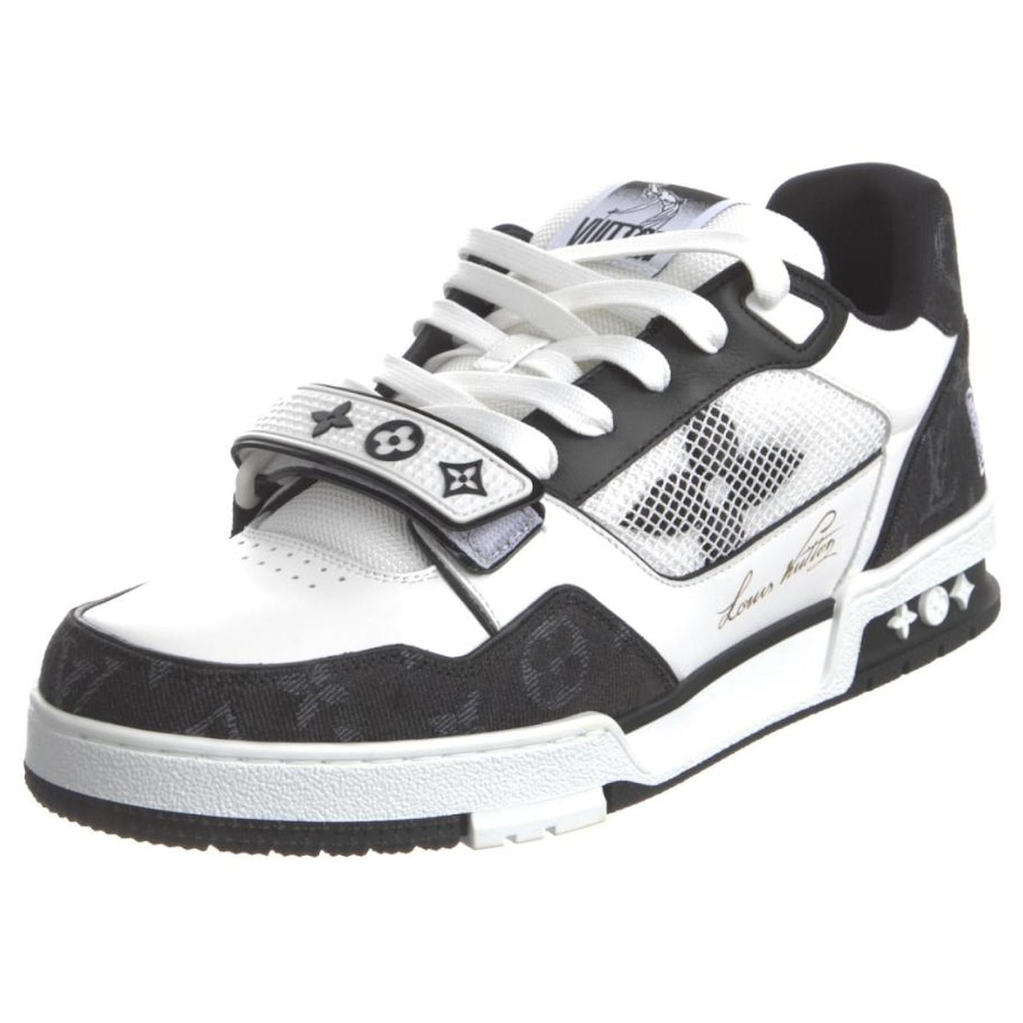 LOUIS VUITTON LV TRAINER VELCRO STRAP MONOGRAM SNEAKERS