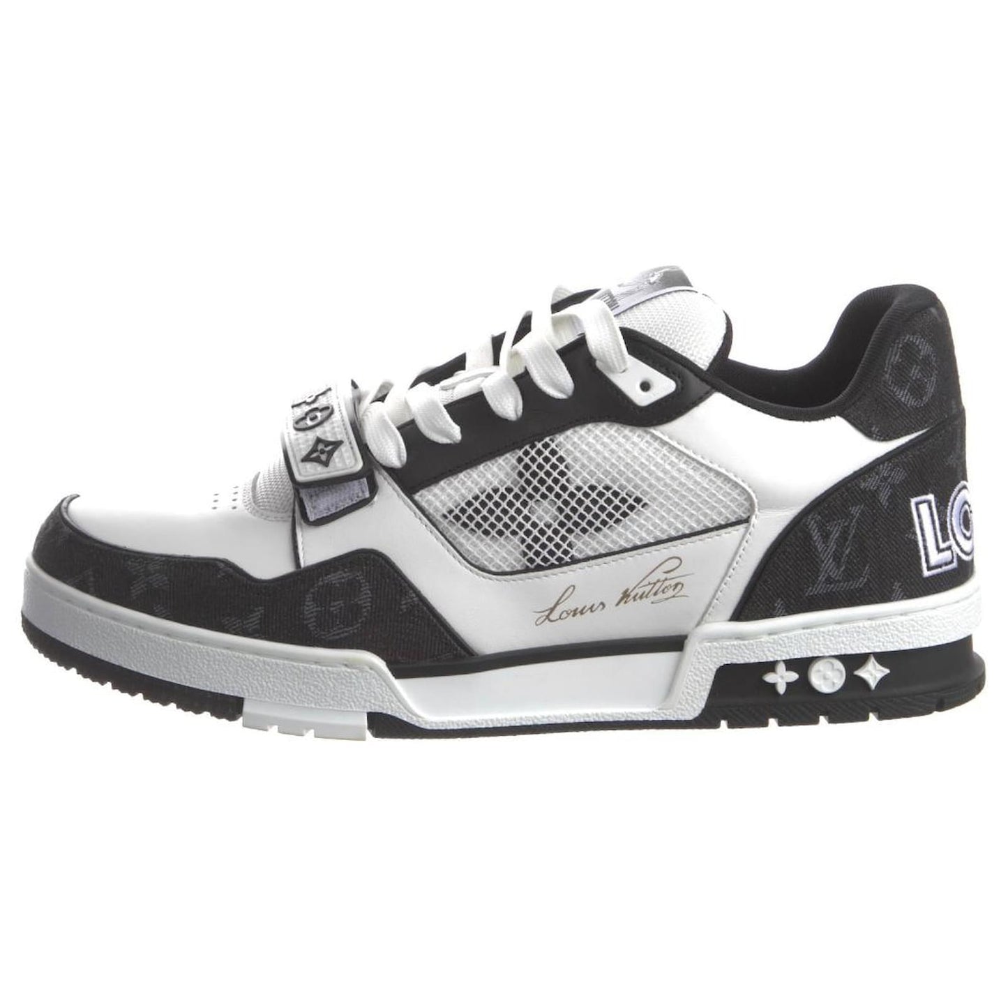 LOUIS VUITTON LV TRAINER VELCRO STRAP MONOGRAM SNEAKERS