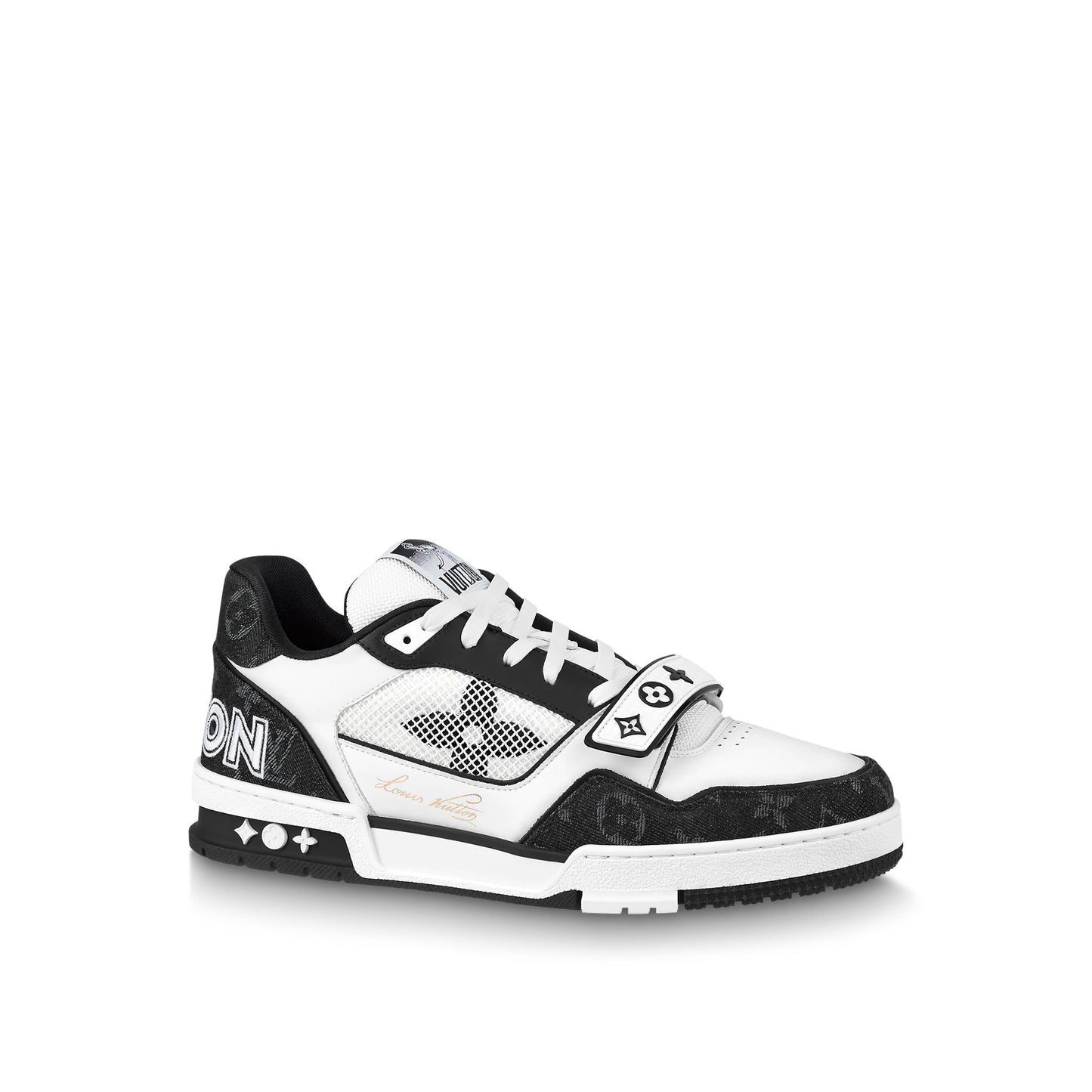 LOUIS VUITTON LV TRAINER VELCRO STRAP MONOGRAM SNEAKERS