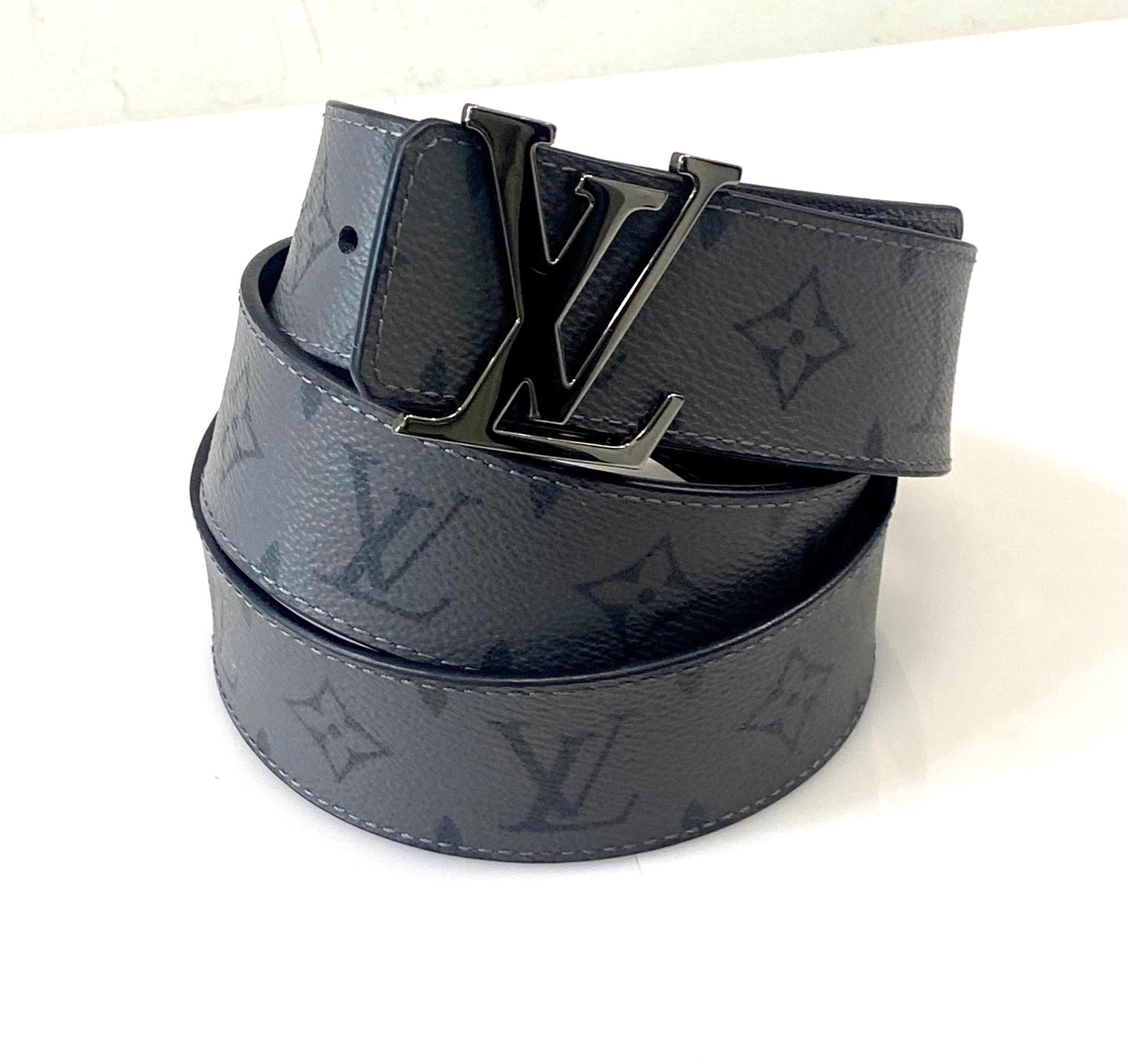 LOUIS VUITTON LV INITIALS 40MM MONGRAM ECLIPSE REVERSIBLE BELT