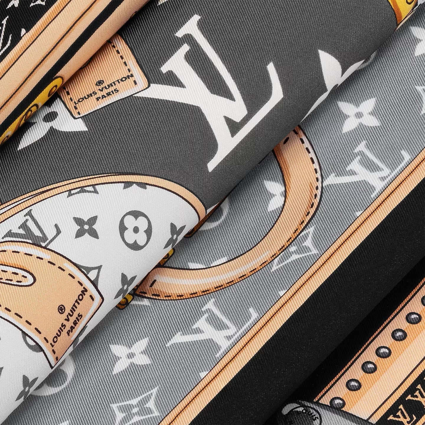 LOUIS VUITTON LET'S GO SILK SCARF