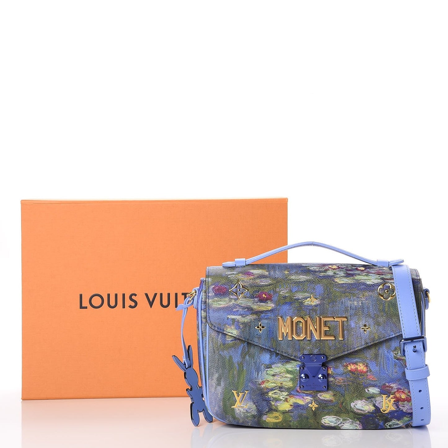 LOUIS VUITTON LIMITED EDITION MASTERS MONET PERIWINKLE POCHETTE MÃTIS