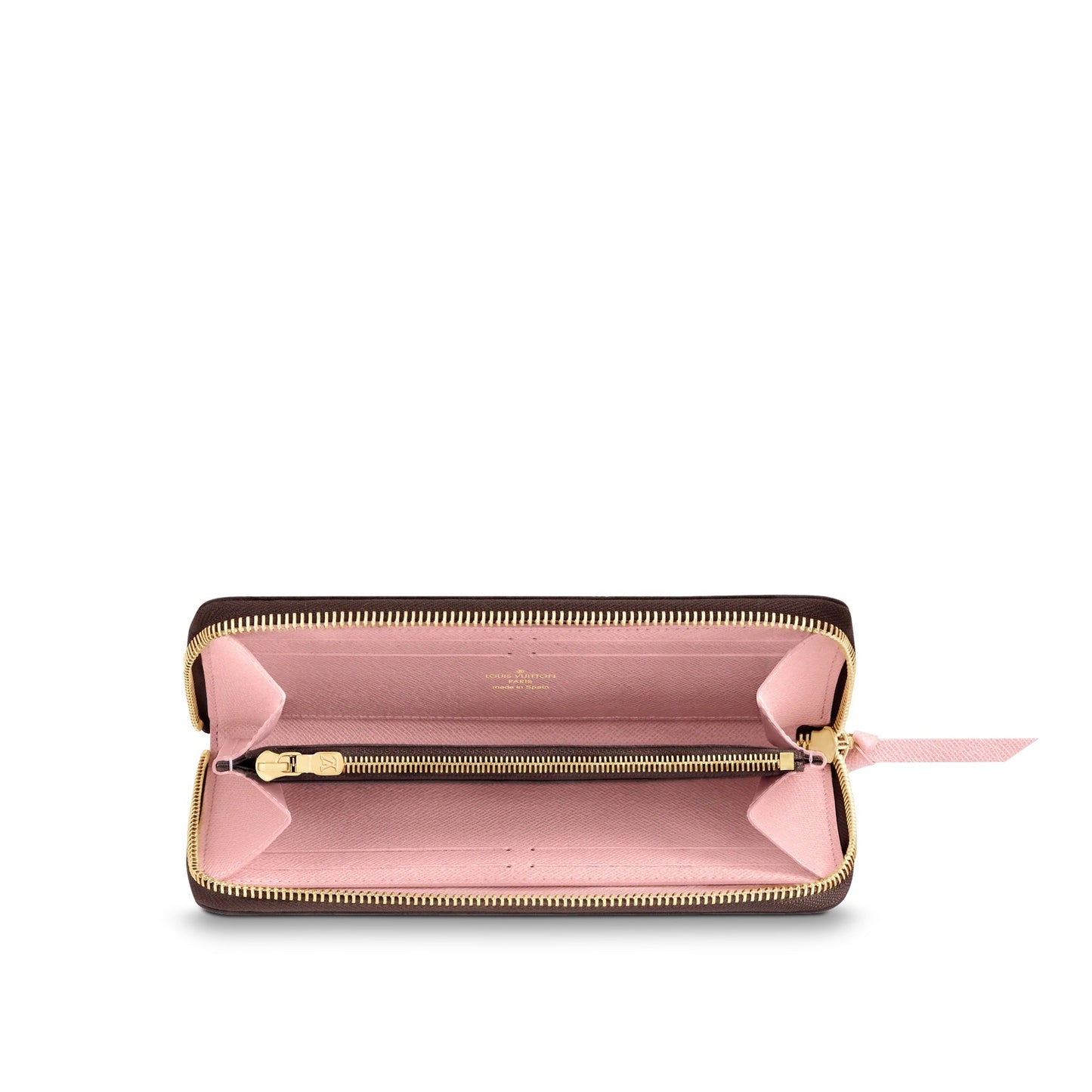 LOUIS VUITTON MONOGRAM CLÃMENCE WALLET ROSE BALLERINE