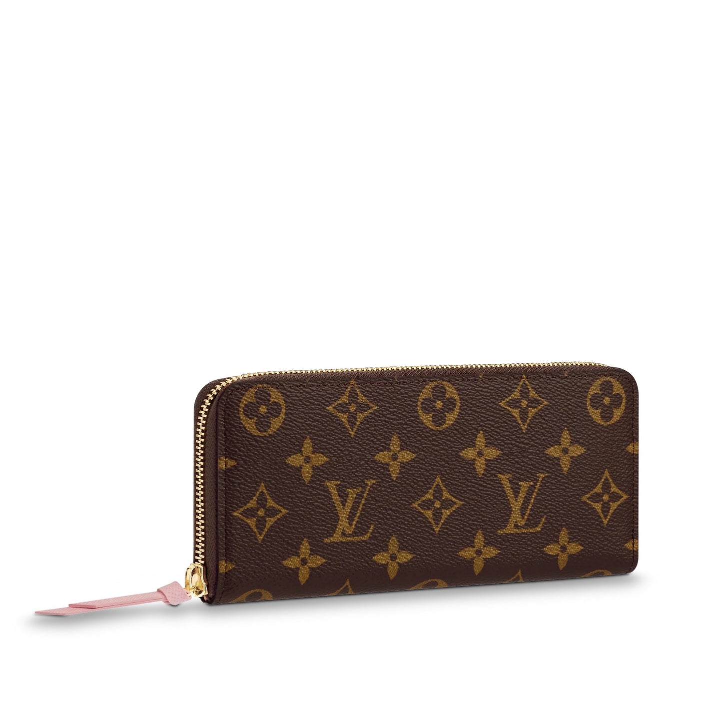 LOUIS VUITTON MONOGRAM CLÃMENCE WALLET ROSE BALLERINE