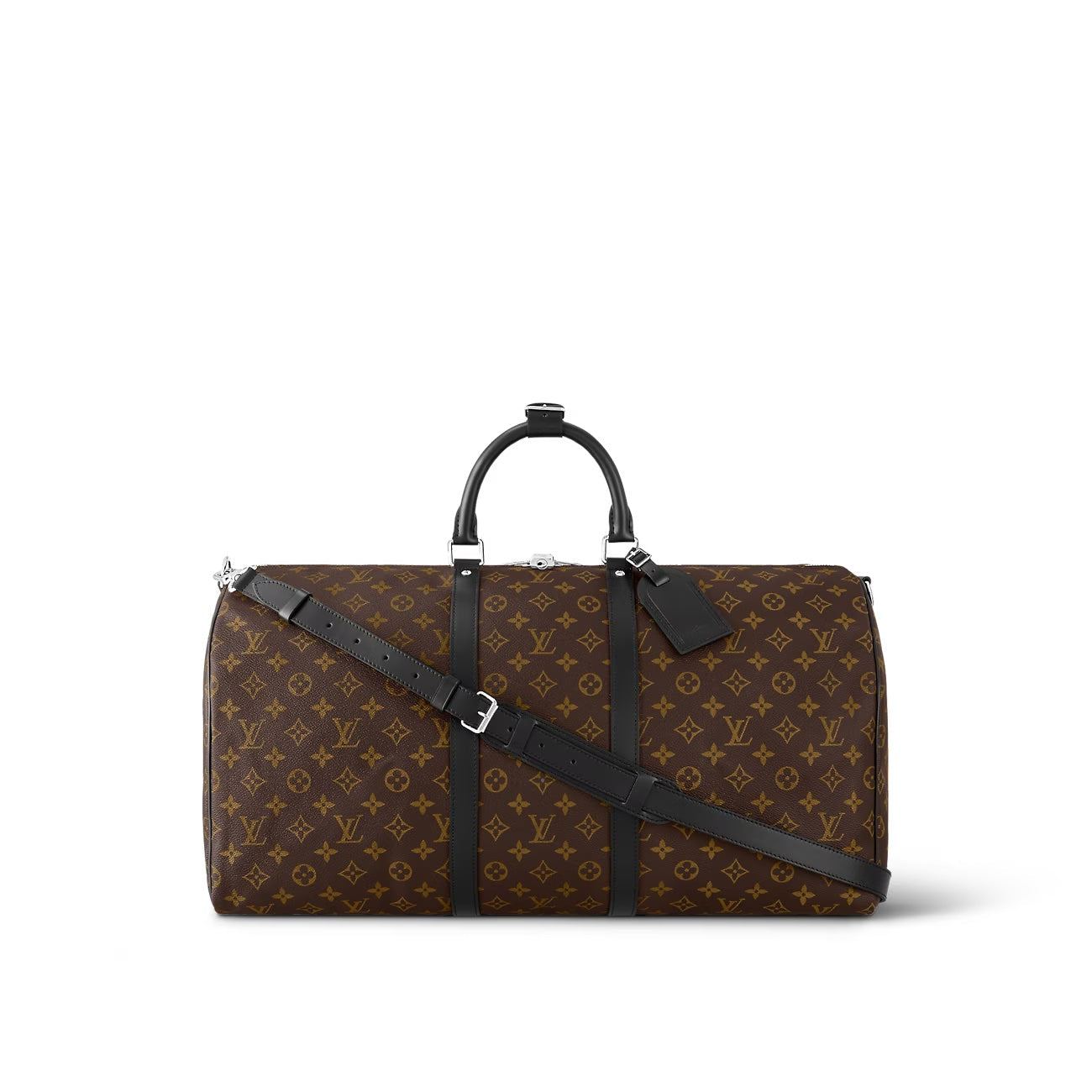 LOUIS VUITTON MONOGRAM MACASSAR KEEPALL BANDOULIÃRE 55 BAG