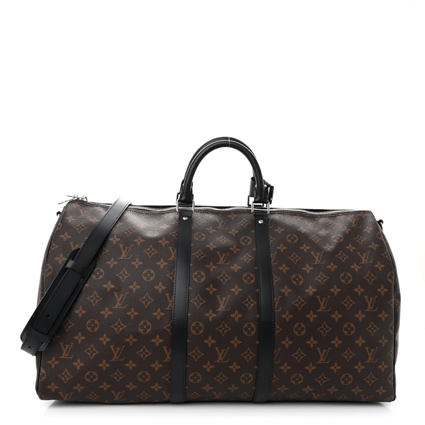 LOUIS VUITTON MONOGRAM MACASSAR KEEPALL BANDOULIÃRE 55 BAG