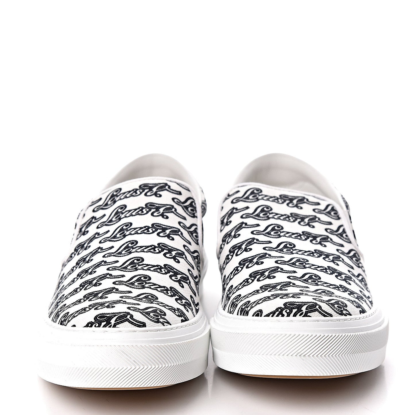 LOUIS VUITTON MEN'S CANVAS TROCADERO SLIP-ON SNEAKERS