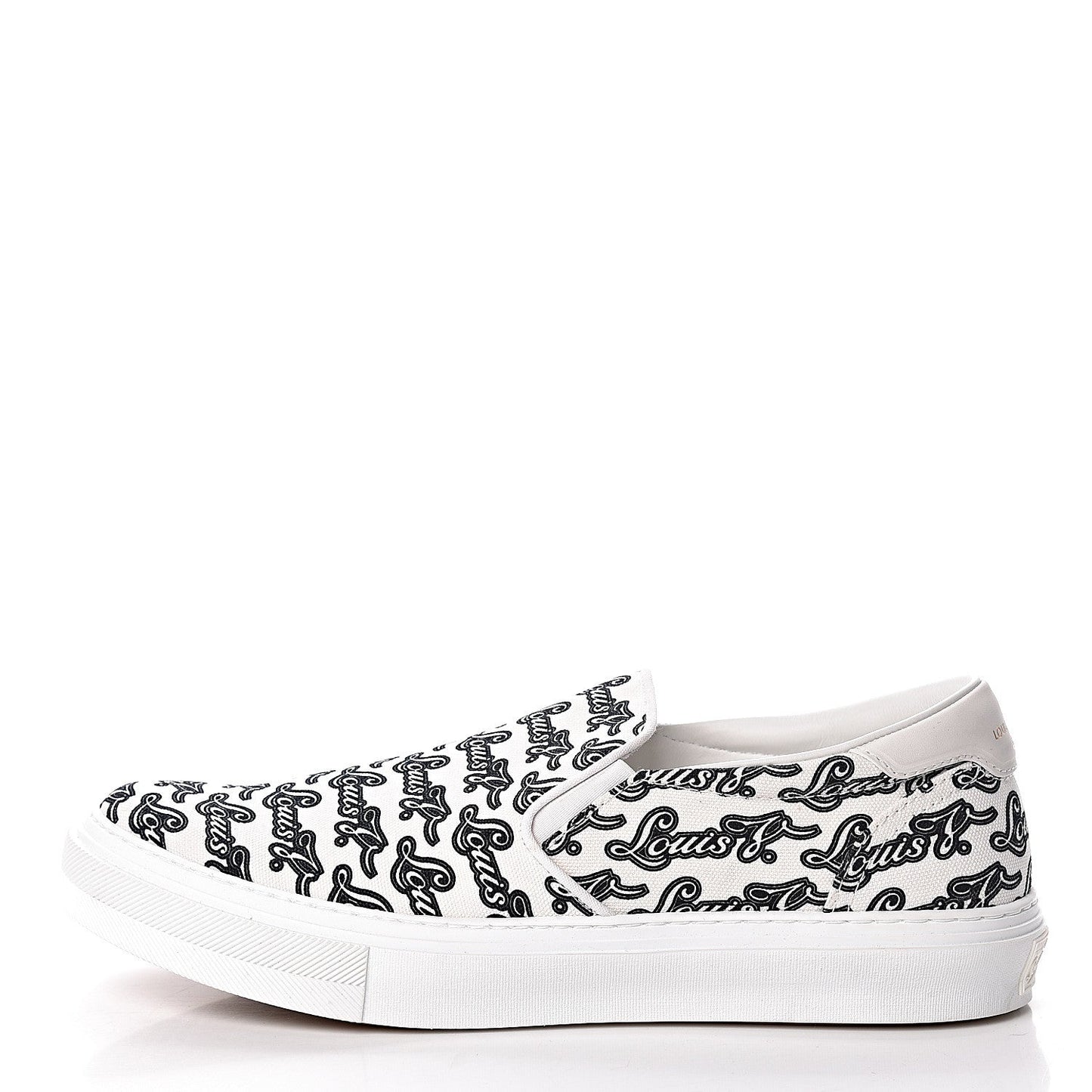 LOUIS VUITTON MEN'S CANVAS TROCADERO SLIP-ON SNEAKERS