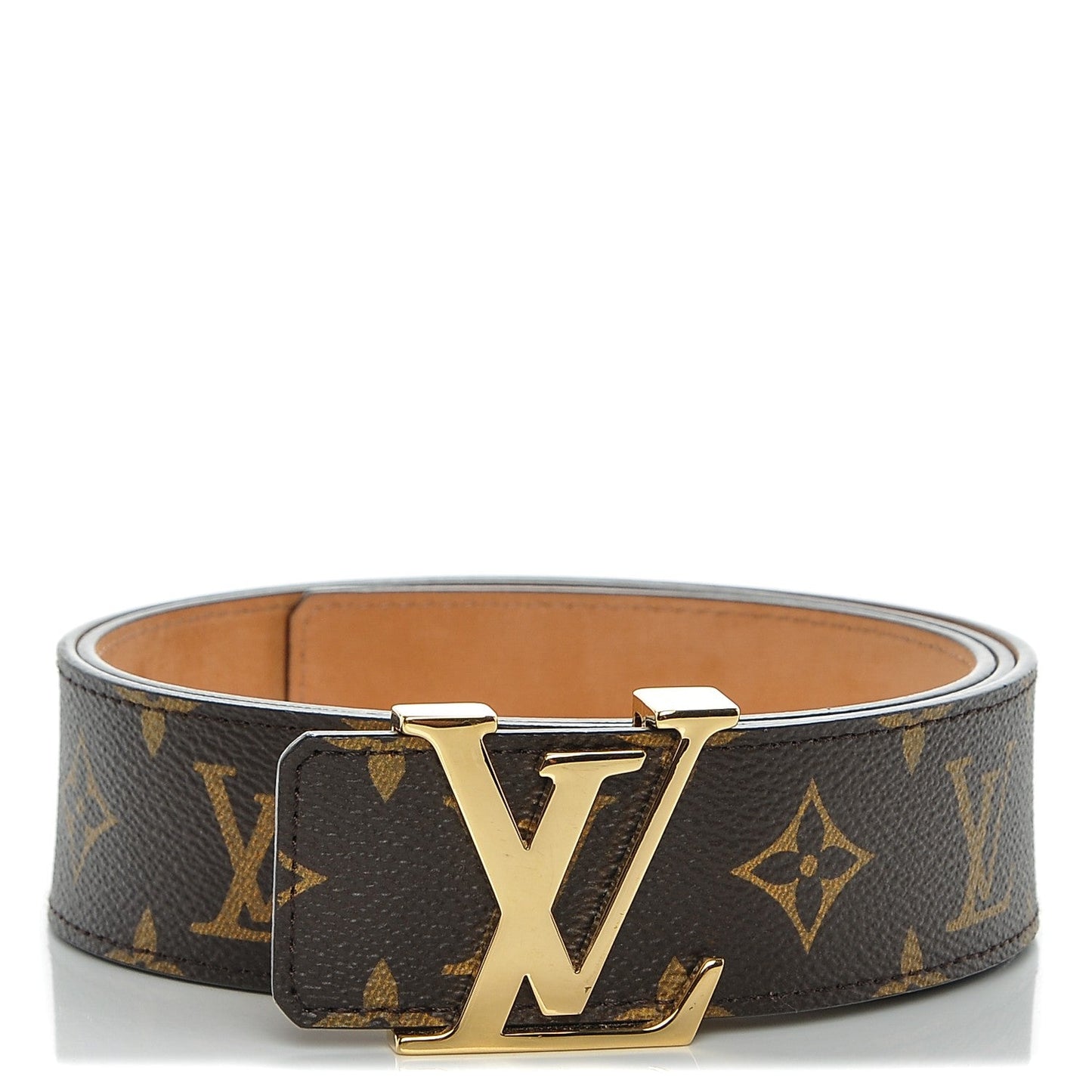 LOUIS VUITTON 40MM MONOGRAM LV BUCKLE BELT