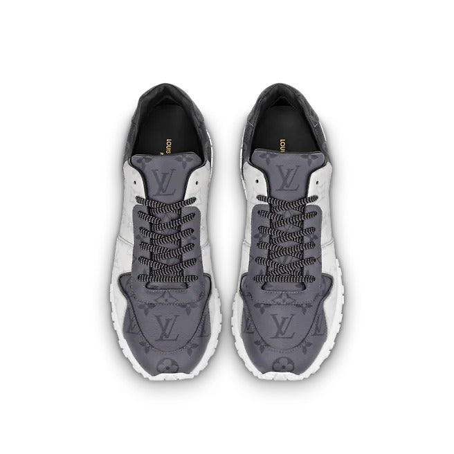LOUIS VUITTON MONOGRAM ECLIPS ICE REVERSE RUN AWAY SNEAKERS