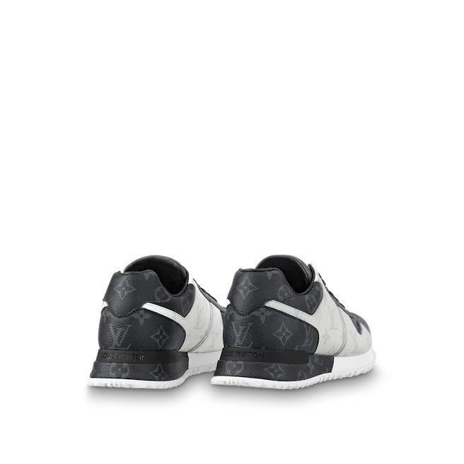 LOUIS VUITTON MONOGRAM ECLIPS ICE REVERSE RUN AWAY SNEAKERS