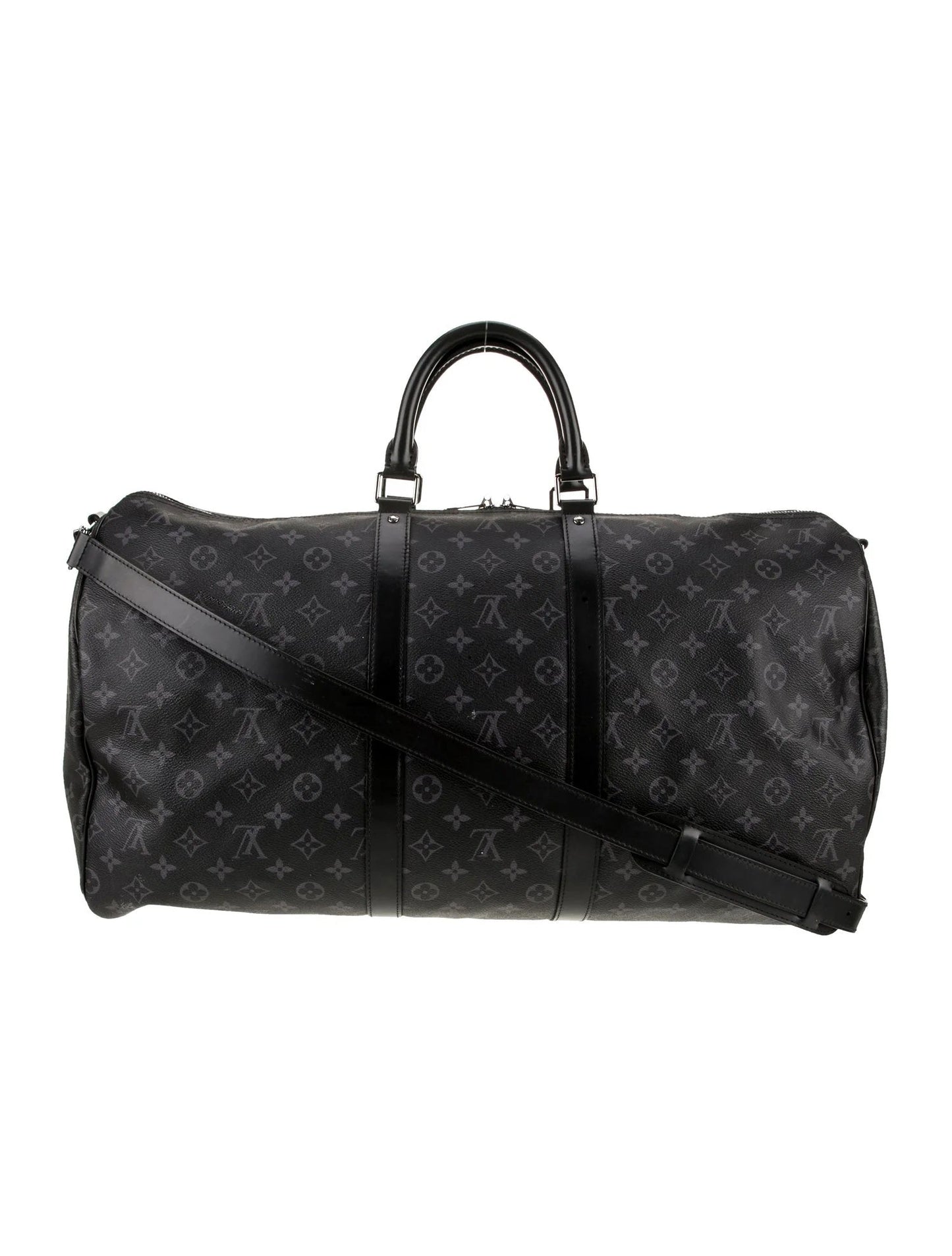 LOUIS VUITTON MONOGRAM ECLIPSE KEEPALL BANDOULIÃRE 55 BAG