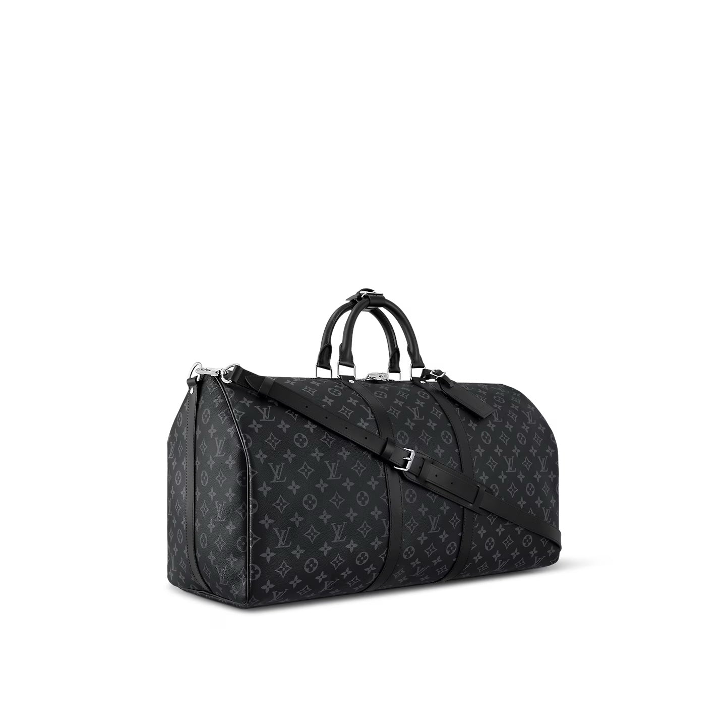 LOUIS VUITTON MONOGRAM ECLIPSE KEEPALL BANDOULIÃRE 55 BAG
