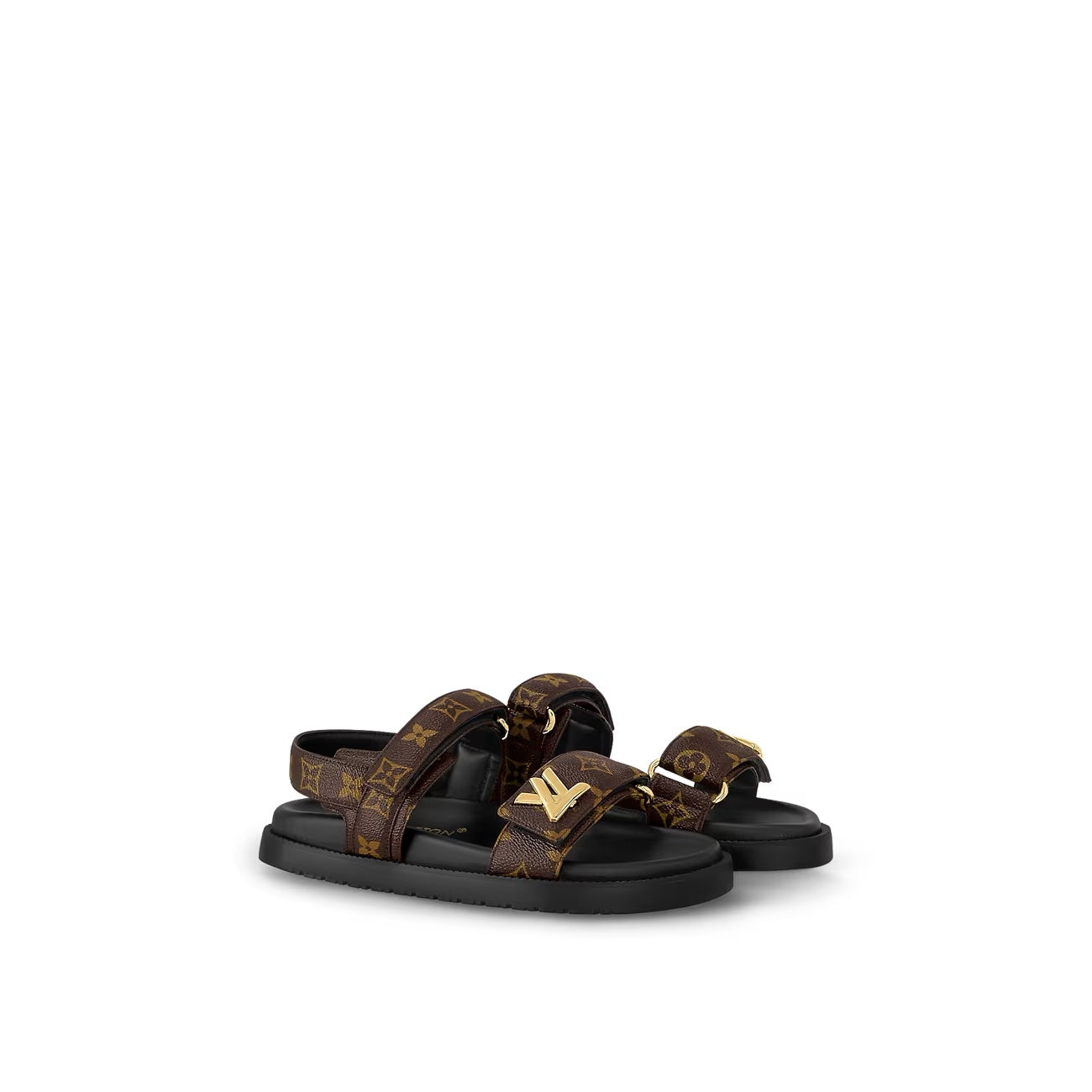 LOUIS VUITTON LV MONOGRAM SUNSET COMFORT SANDALS