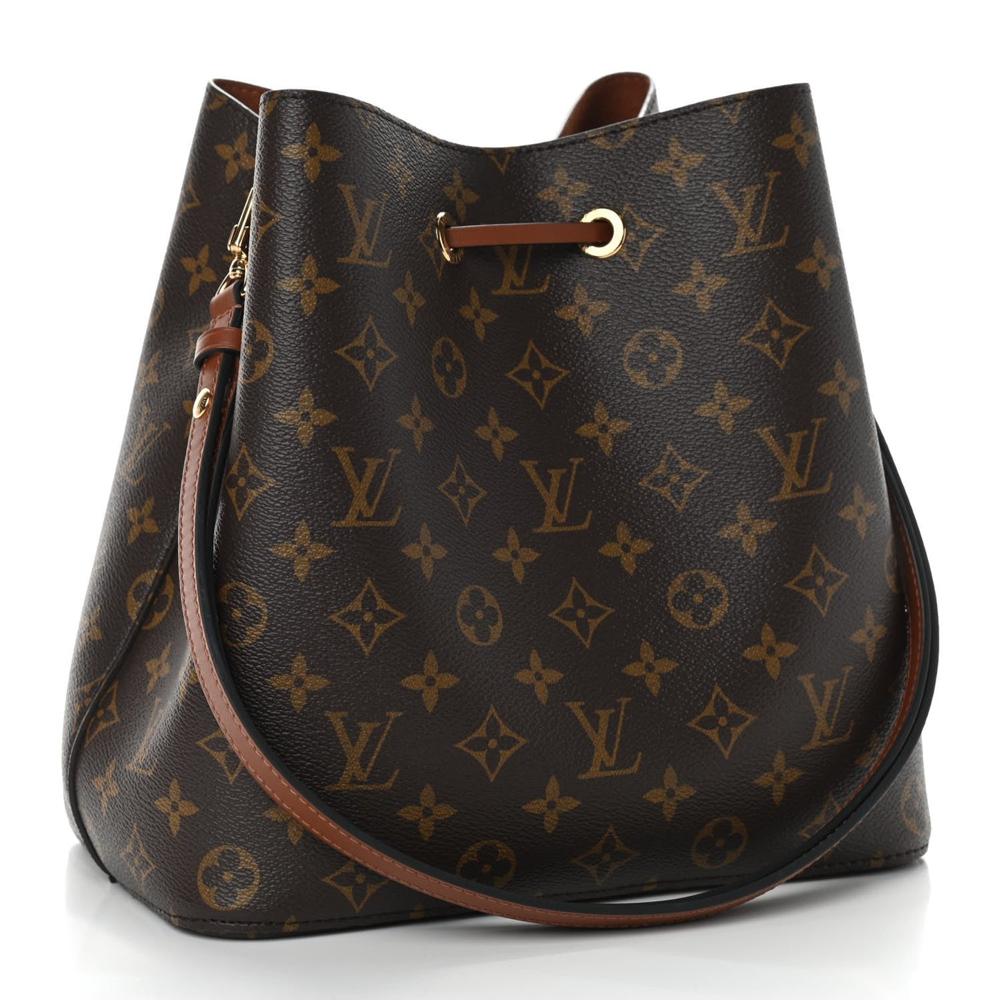 LOUIS VUITTON MONOGRAM NOÃNOE MM SHOULDER BAG CARAMEL