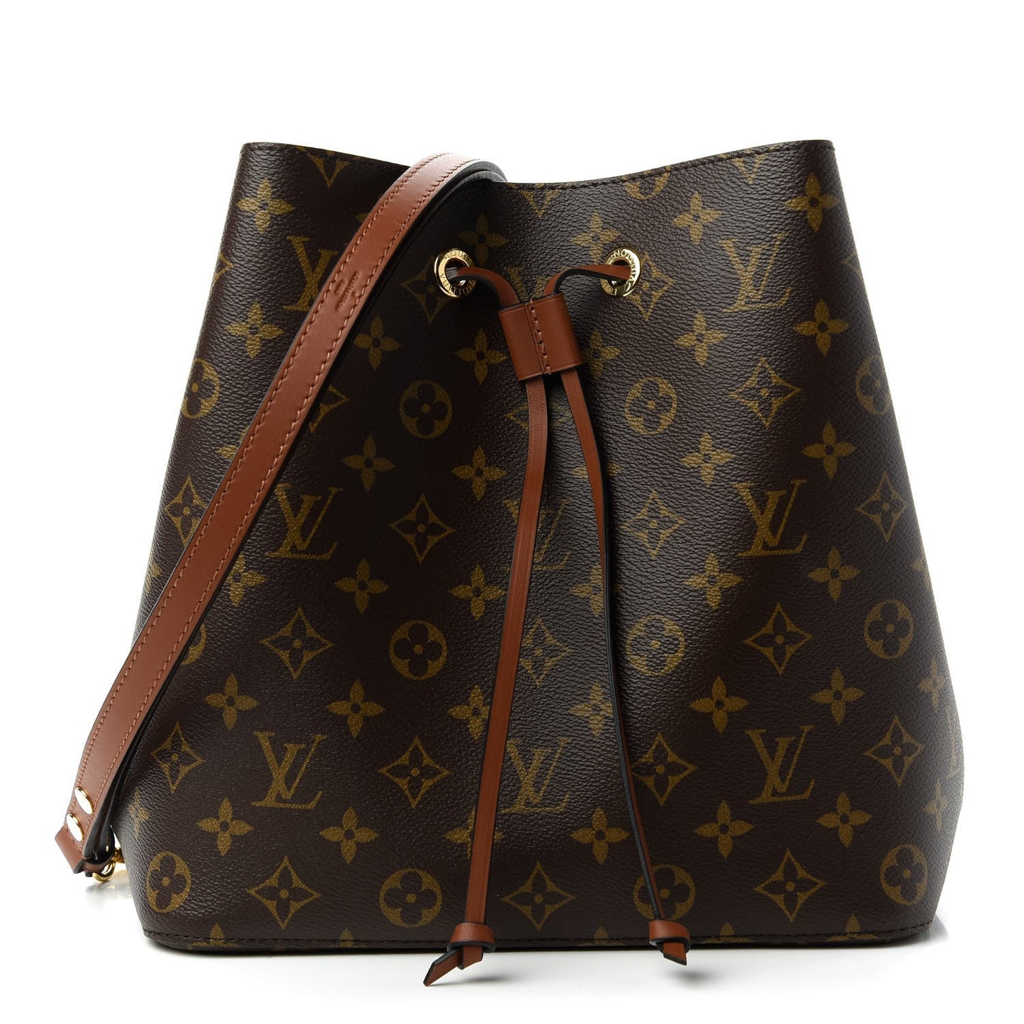 LOUIS VUITTON MONOGRAM NOÃNOE MM SHOULDER BAG CARAMEL