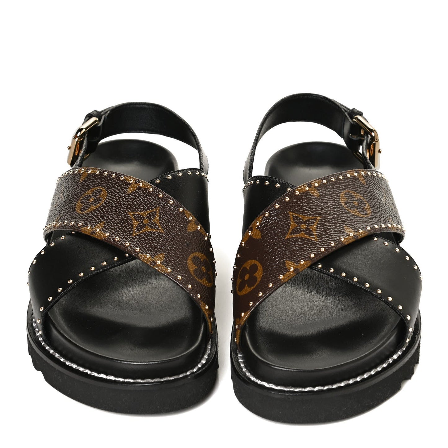 LOUIS VUITTON MONOGRAM PASEO FLAT COMFORT SANDALS