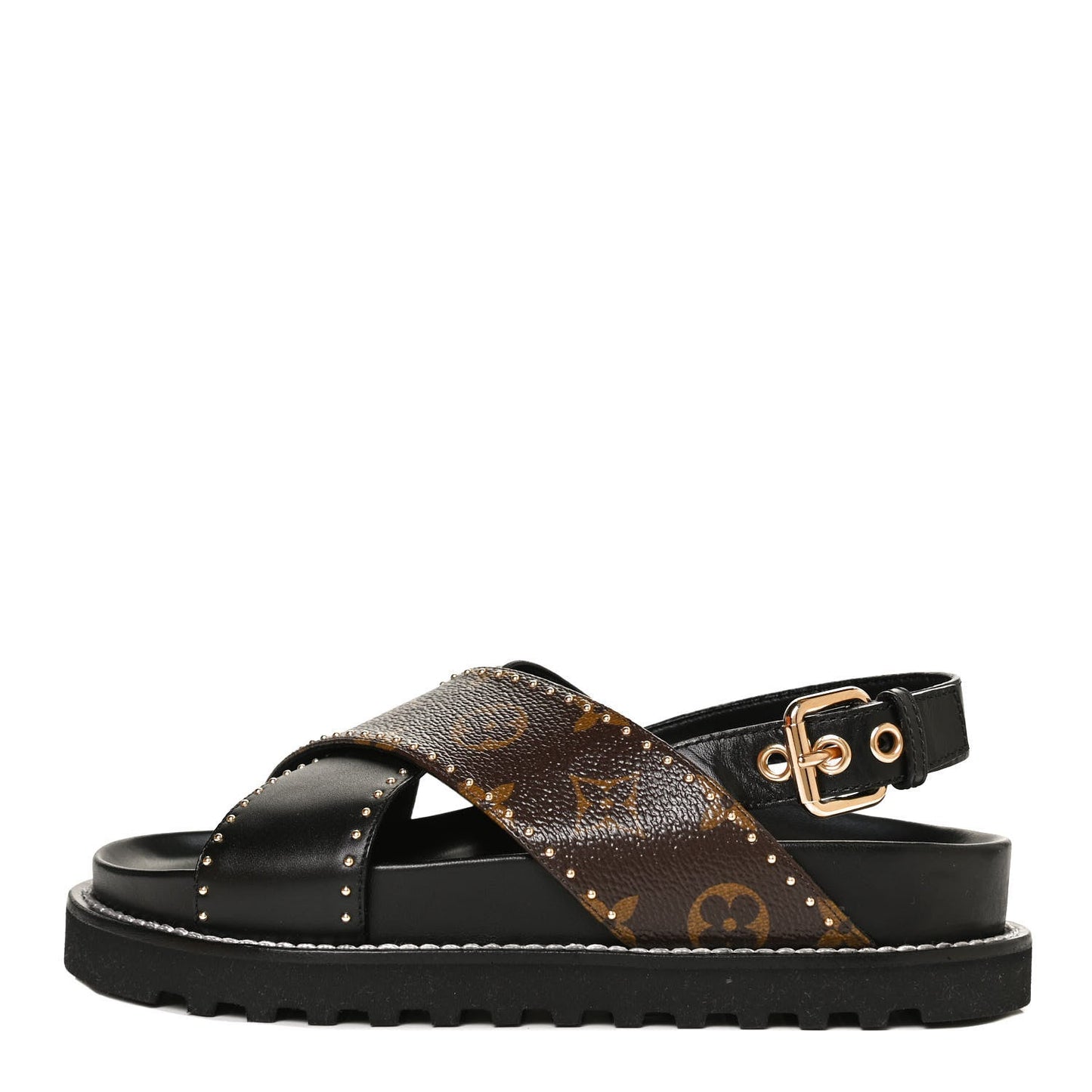 LOUIS VUITTON MONOGRAM PASEO FLAT COMFORT SANDALS