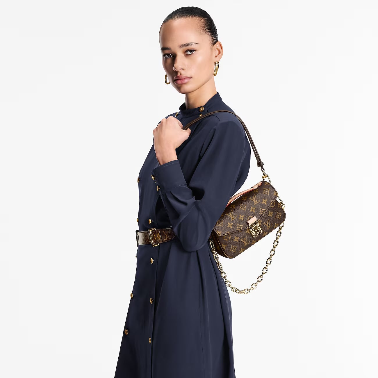 LOUIS VUITTON MONOGRAM POCHETTE MÃTIS EAST WEST BAG