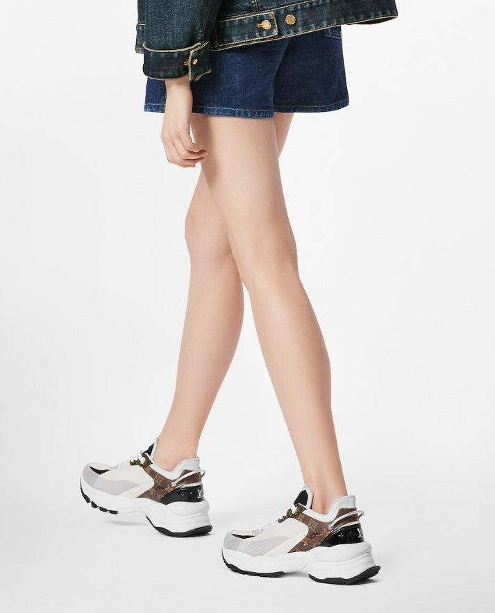 LOUIS VUITTON RUN 55 TRAINER SNEAKERS
