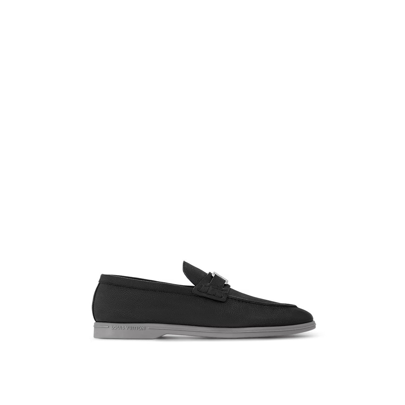 LOUIS VUITTON MEN'S ESTATE CALFSKIN LEATHER LOAFERS