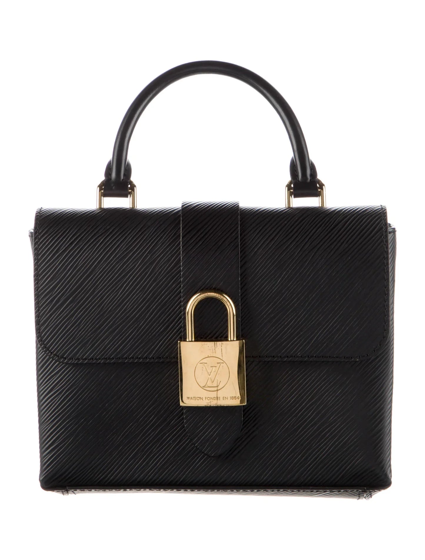 LOUIS VUITTON LEATHER LOCKY BB SHOULDER BAG