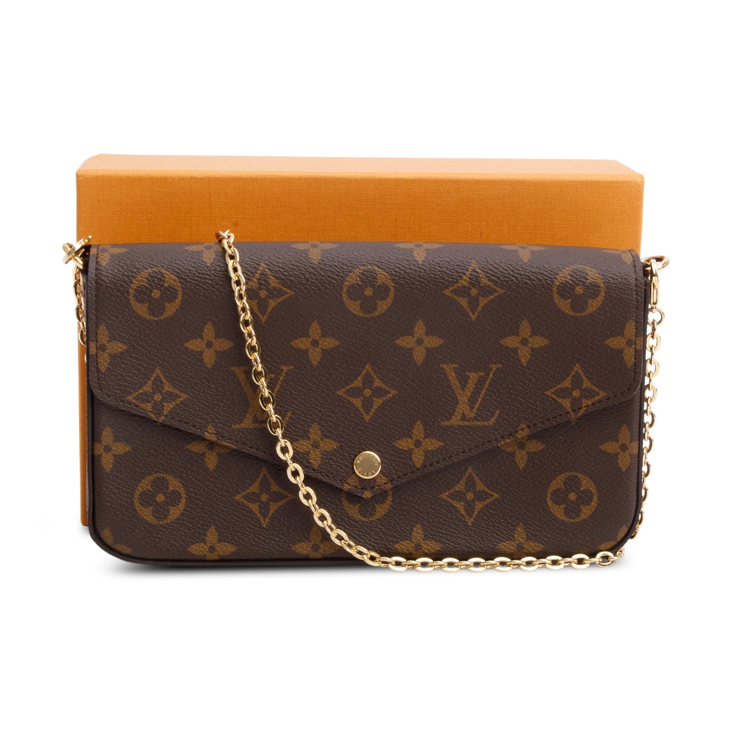Louis Vuitton Monogram Pochette Felicie Wallet on Chain